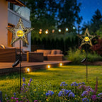 TAKE ME Star Solar Lights Garden Outdoor Decor Waterproof Metal Solar Stakes - Image 8