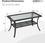 VINGLI Outdoor Coffee Table - Image 3