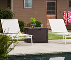 Rubbermaid Medium Resin Outdoor Storage Deck Box Weather Resistant Brown Deck - Image 12