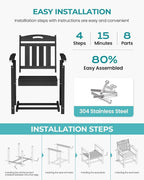 Outdoor Patio Dining Chair - Image 9
