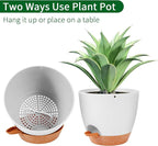 GARDIFE hanging planter, 8 inch hanging planters - Image 5