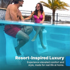 Step2 in Pool Stool, 33-inches Tall, Waterproof Patio Furniture, Bar Stool - Image 3