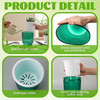 Set of 6 Self Watering Plant Pot 3 Sizes Plastic Double Layer Self Watering - Image 3