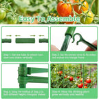 Riare 4 Pack 4 FT Tomato Cages for Garden- 48inches Heavy Duty Tomato Stakes - Image 4