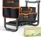Garden Kneeler and Seat, Wider and Thicker Kneeling Pad Heavy Duty Gardening by CZZXI
