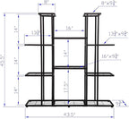 MTB Garden 4 Tier 11 Potted Metal Large Plant Stand - Image 4