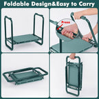 FEED GARDEN Garden Kneeler and Seat, Upgraded Foldable Gardening Stool - Image 5