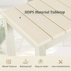 Outdoor Bar Table, Waterproof HDPS Slatted Top, Weather Resistant, Hot Tub - Image 4
