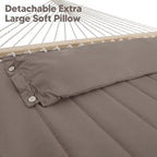 SUNCREAT 55 Inch Extra Large Double Hammock - Image 4