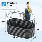 Quictent Galvanized Raised Garden Bed Kit - Image 7