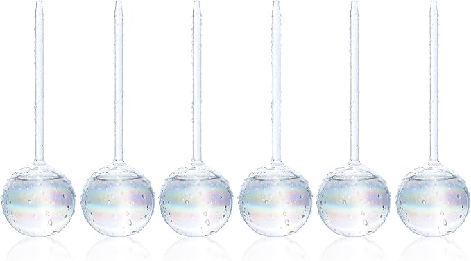 Clear Plant Watering Globes Set of 6 by MissionGallery