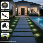 INCX 4.6 inch Solar Lights Outdoor Waterproof, 12 Pack Solar Lights - Image 6