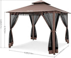 COBIZI Gazebo 10x10 Heavy Duty Gazebos - Image 9