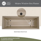 The HC Companies 24 Inch Mojave Window Planter Box - Image 4