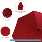 Sunnydaze Outdoor Patio Umbrella - Image 2