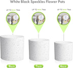 8/7/6 inch Flower Pots, 3 Set Cylindrical Plant Pots - Image 6