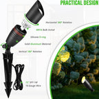 wowlite Landscape Spotlights Outdoor, 12V Low Voltage Landscape Lighting Fixture - Image 4
