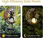 Solar Lights Garden Decorations Outdoor-Moon Fairy Lights - Image 5