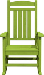 KINGYES Outdoor Rocking Chair Set of 2, High Density Polyethylene Patio Rocking - Image 9