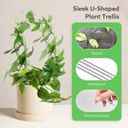 2 Pack Thickened U-Shaped Acrylic Trellis - Image 2