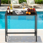 VEVOR Outdoor Bar Table, 39.4 x 15 in Patio Bar Table, Waterproof Top & Sturdy - Image 2