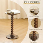 Round Side Table, Small Drink Table - Image 4