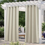 NICETOWN Patio Privacy Screen 72 inch Long, Outdoor Waterproof Curtain by NICETOWN