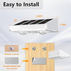 NIORSUN Solar Fence Lights, 24 Pack Solars Deck Light, Warm White Color - Image 6