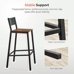 VASAGLE Bar Stools, Tall Bar Stools - Image 10