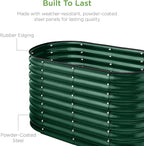 Best Choice Products 4x2x2ft Outdoor Metal Raised Garden Bed, Oval Deep Root - Image 5