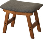 Foot Stool, Bamboo Small Sofa Foot Rest Under Desk, Extra Seating - Image 7