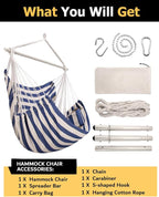 ADVOKAIR Hammock Chair Large 70.9"x47.2", 32% Bigger XXL Hanging Swing Chair - Image 6