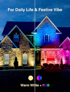 Onforu 2 Pack RGBW LED Flood Light 800W Equivalent, 100W Color Changing - Image 3