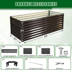 Galvanized Raised Garden Bed Kit Outdoor Patio, Deep Root Box Planter - Image 2