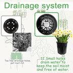 60 Pack 1 Gallon Flexible Plant Nursery Pots, Flower Plant Container, Seedling - Image 5