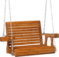 VINGLI Heavy Duty 440 LBS 1-Person Wooden Patio Porch Swing by VINGLI