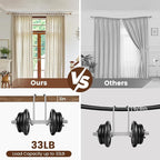 1” Diameter Curtain Rods Itself is 30 to 90 inch 2 Pack Fit 30-84 inch Window - Image 5