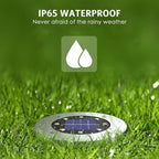 4.6inch Solar Lights Outdoor Waterproof, Solar Garden Lights Landscape Lighting - Image 3