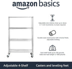 Amazon Basics 4-Shelf Adjustable Heavy Duty Storage Shelving Unit - Image 3