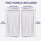 PureFit Outdoor Curtains for Patio Waterproof Weatherproof, UV Resistant - Image 6
