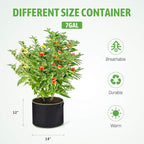 Delxo 20-Pack 7 Gallon Heavy Duty Aeration Thickened Nonwoven Fabric Pots Plant - Image 2