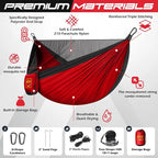 Camping Hammock Mosquito Net, Double & Single Portable Hammocks Hammocks - Image 2