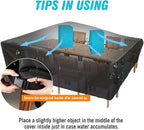 Velway Patio Furniture Cover Outdoor, Waterproof Rectangular Patio Table Chair - Image 5