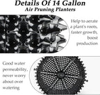 14 Gallon Air Pruning Planters, Plastic Pots - Image 5