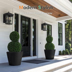 Wide Planters for Outdoor Plants, Extra Large Indoor Flower Pots for Garden - Image 3