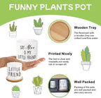 Say Aloe to My Little Friend Planter Pot, Funny Plant Pots, Aloe Plant Pot - Image 3