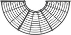 SAFAVIEH Outdoor Collection Abia Victorian Antique Black Semicircle Tree Bench - Image 7
