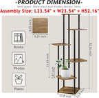 AZERPIAN Plant Stand 6 Tier Indoor Metal Flower Shelf - Image 4