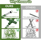 2 Pack Cucumber Trellis for Raised Bed, U-Shape Garden Trellis for Climbing - Image 4