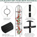 100% Metal Garden Obelisk Trellis - Image 3